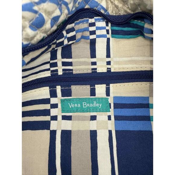 Vera Bradley Women's Quilted Cotton Hadley East West Tote Bag Santiago Floral - Picture 7 of 14